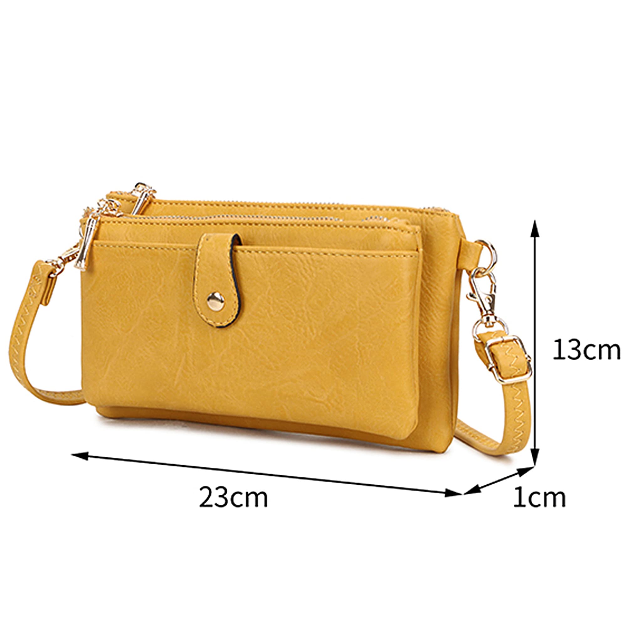 AOSSTA Women's Small Crossbody Bag with Long Strap - Stylish Shoulder Phone Purse & Evening Clutch Bag for Girls | Perfect for Parties, Travel & Daily Use