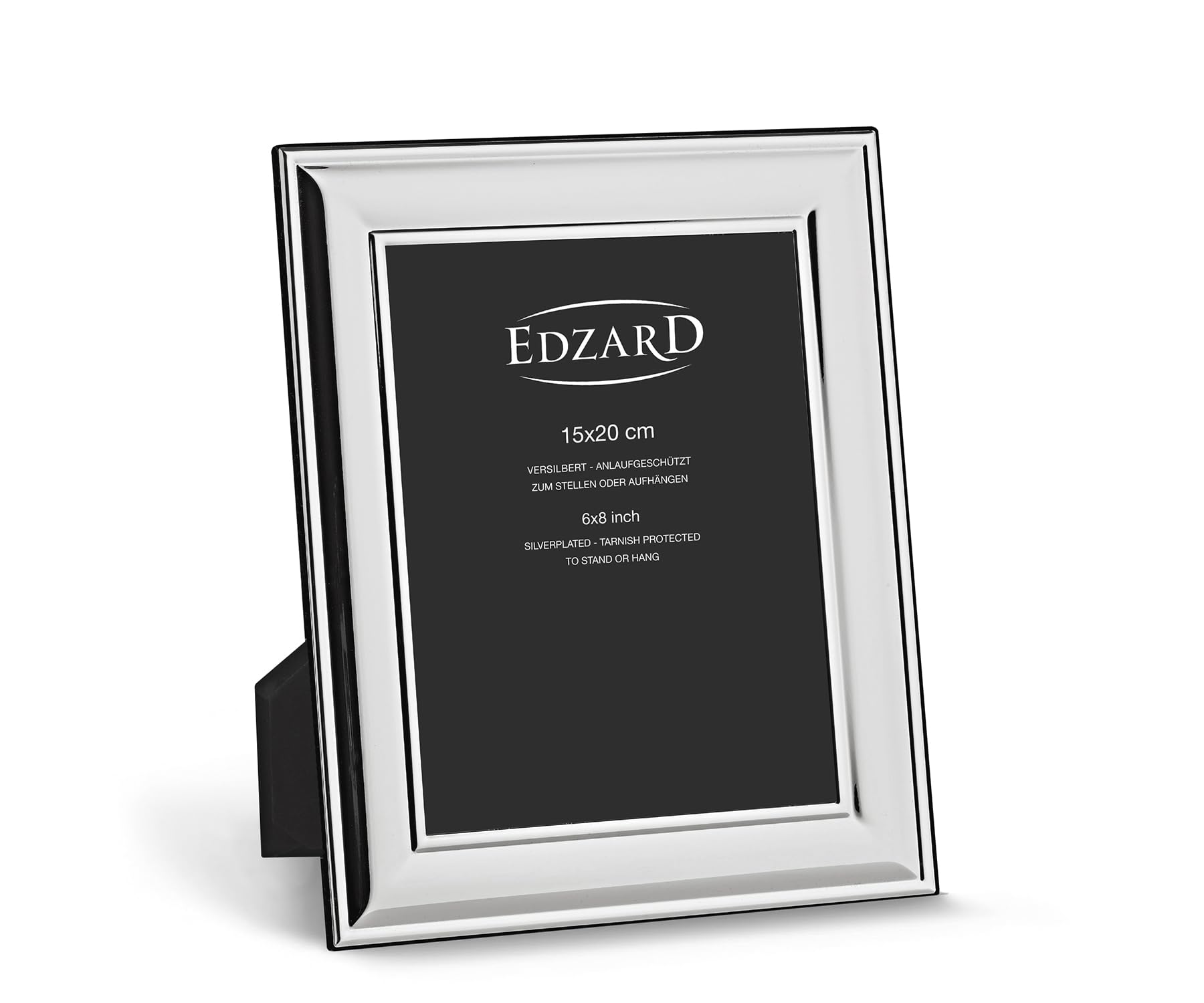 15 X 20 cm Silver Plated Sunset Picture Frame with Anti-Tarnish Protection - Perfect for Home Decor, Wall Art & Gift Giving