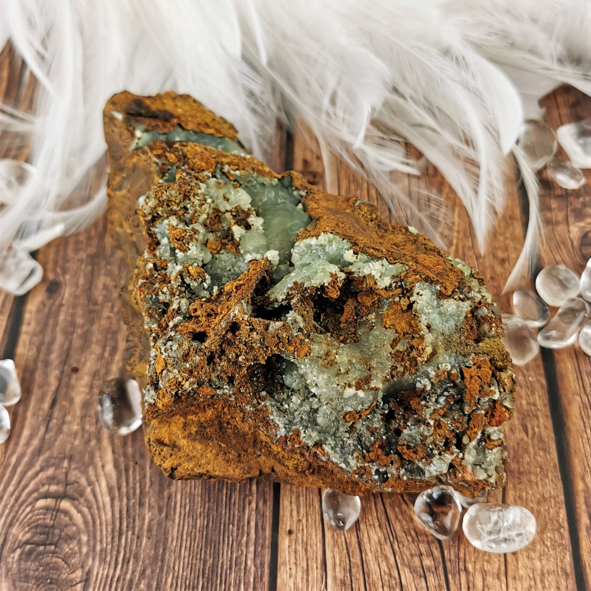 Natural Adamite Mineral Specimen - 13cm Raw Crystal for Collectors | Healing Stone, Home Decor & Gift Idea