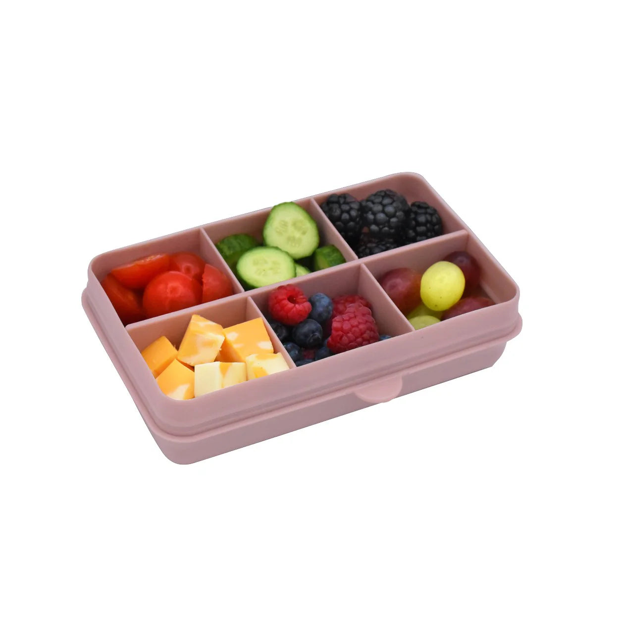Melii Luxe Snackle Box MINI - Pink Aesthetic Snack Container for Parties, Picnics & Office Snacks | BPA-Free Portable Food Storage Box