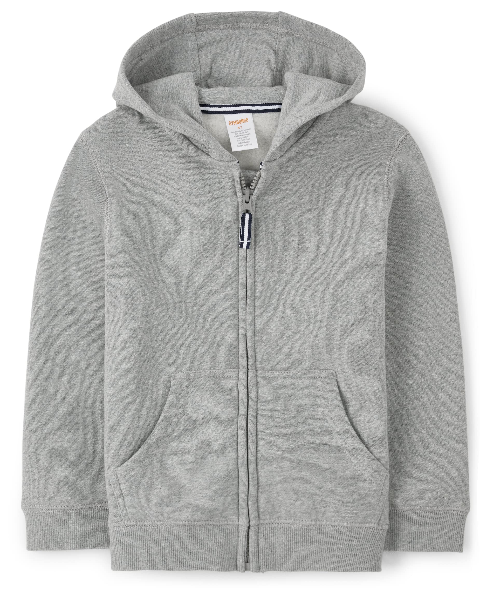Gymboree Boys & Toddler Long Sleeve Zip-Up Hoodie Sweatshirt - Warm Fleece Jacket for Kids Outdoor Play & School