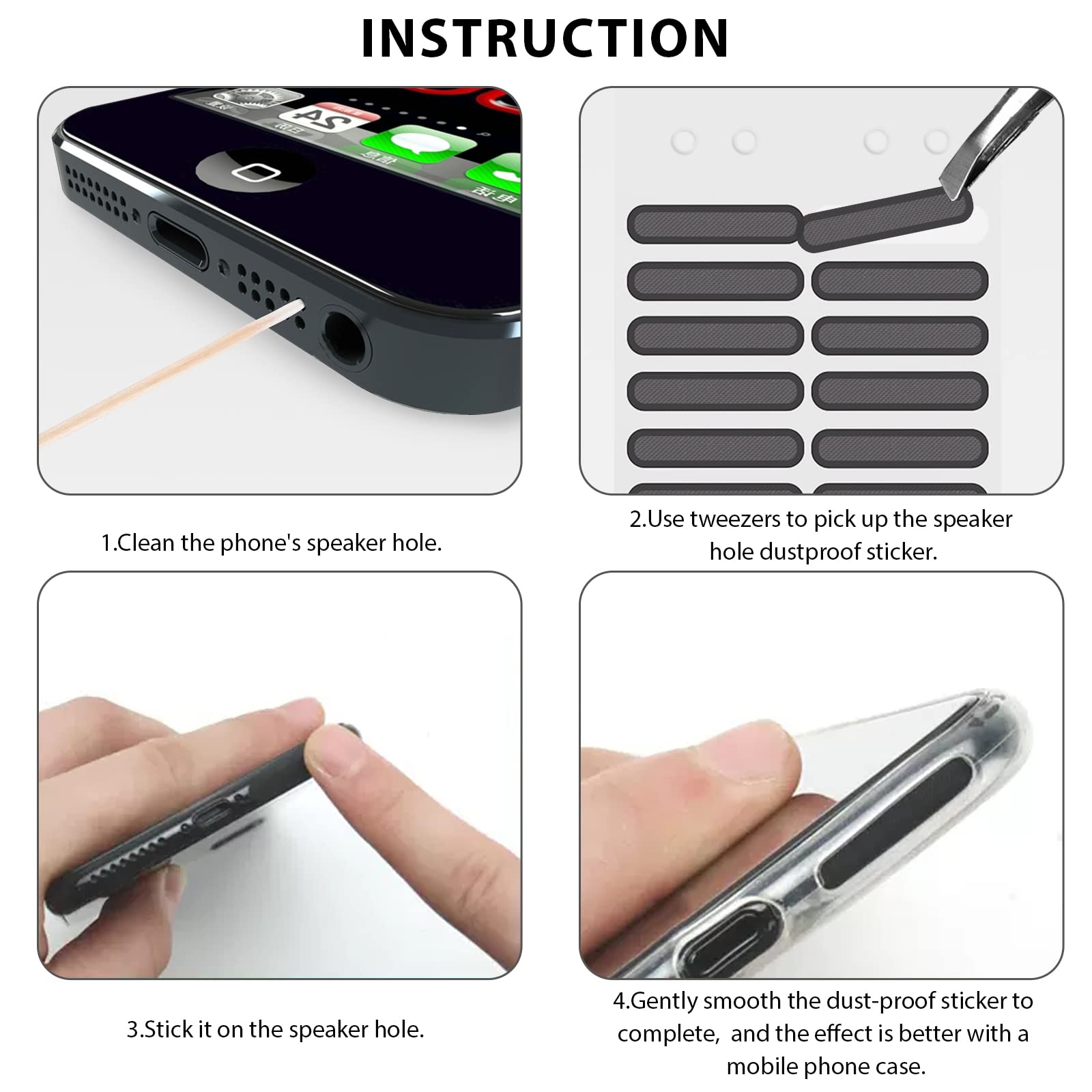 GUUFOO 106-Piece Phone Cleaning Kit - Professional Dust Removal Tools for iPhone, Samsung, iPad & Electronics - Perfect for Home, Office & Travel Use