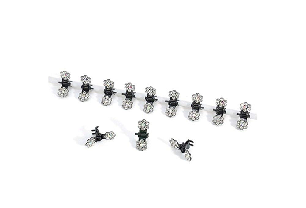 Cute Silver Hair Clips for Girls - 12pcs Baby Hair Accessories Set for Toddlers & Kids - Perfect for School, Parties & Daily Styling