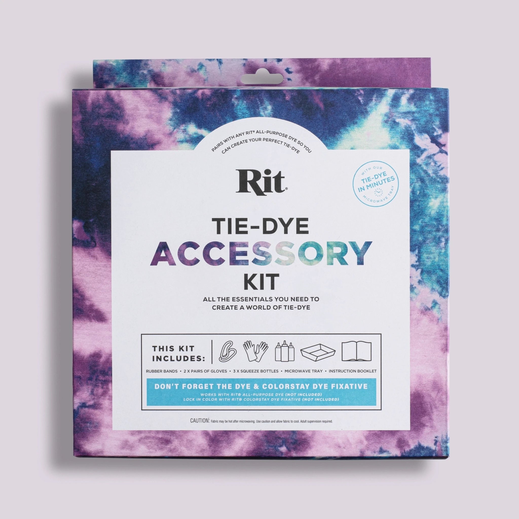 RIT Tie Dye Kit for T-Shirts, Fabric & Clothes - DIY Craft Supplies for Kids & Adults (Dye Not Included) - Perfect for Parties, Summer Camp & Creative Projects
