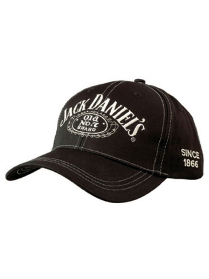 Jack Daniels JD77 G Cap Black - Stylish Adjustable Baseball Hat for Men & Women - Perfect for Outdoor Activities, Sports, and Casual Wear