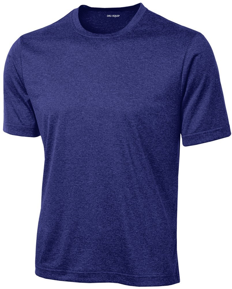 DRIEQUIP Men's Big & Tall Quick-Dry Performance T-Shirt - Moisture Wicking Athletic Shirt for Workouts, Running & Outdoor Activities