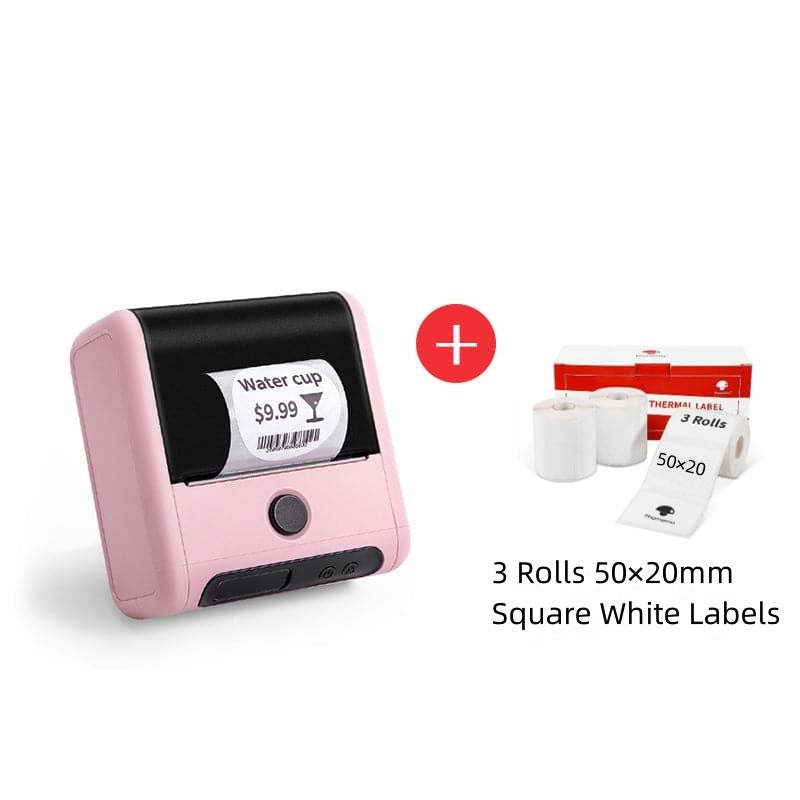 Phomemo M200 Bluetooth Thermal Label Printer - Portable Wireless Sticker Maker for Shipping, Packaging & Small Business - Compatible with iOS & Android