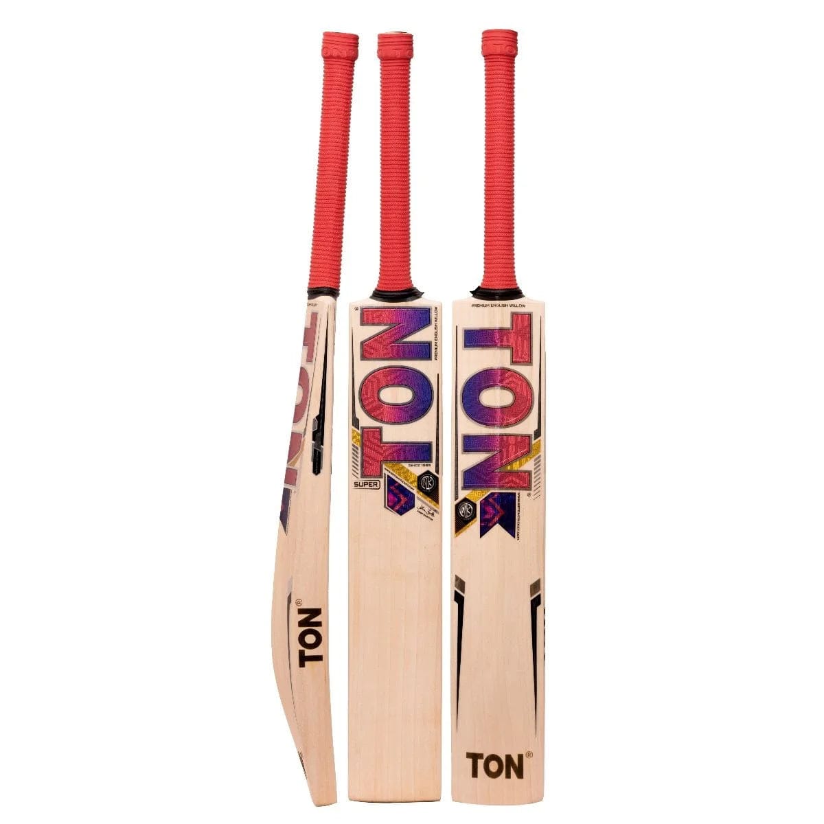 SS Ton Super Adult Cricket Bat - Premium English Willow Cricket Bat for Men & Women - Perfect for Professional Matches, Training & Backyard Cricket Games
