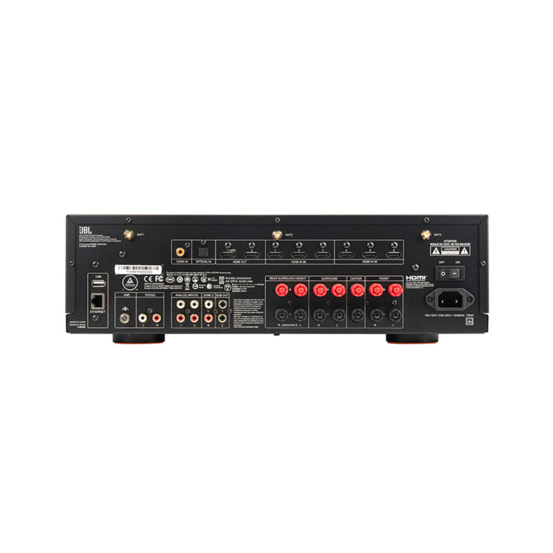 JBL MA7100HP 7.2 Channel 8K Ultra HD AV Receiver with Dolby Atmos - High Performance Home Theater System for Movies, Gaming & Music