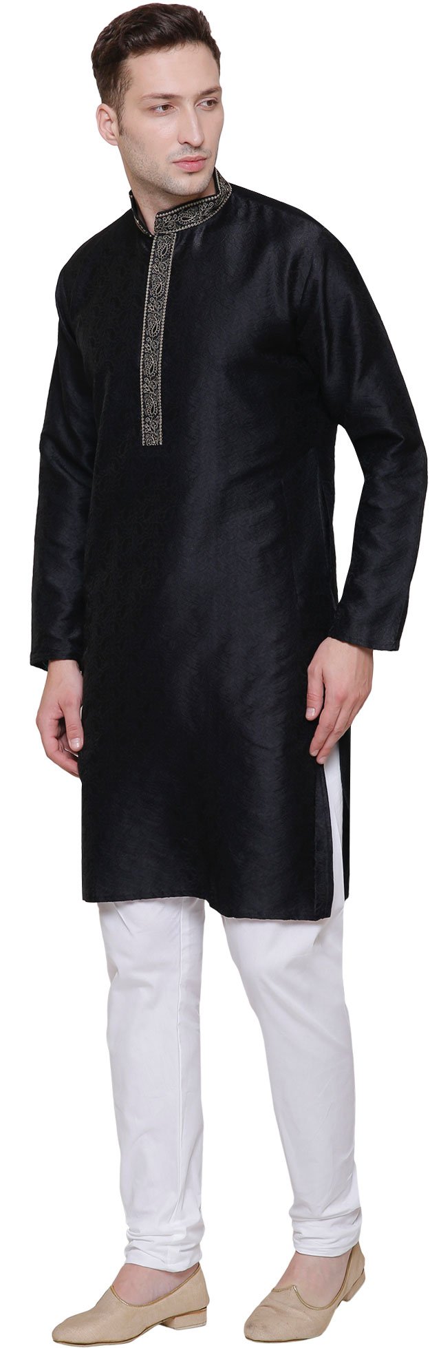 Men's Kurta Pajama Set - Premium Poly Silk Indian Wedding Attire for Party & Festive Occasions - Perfect for Diwali, Eid & Cultural Celebrations