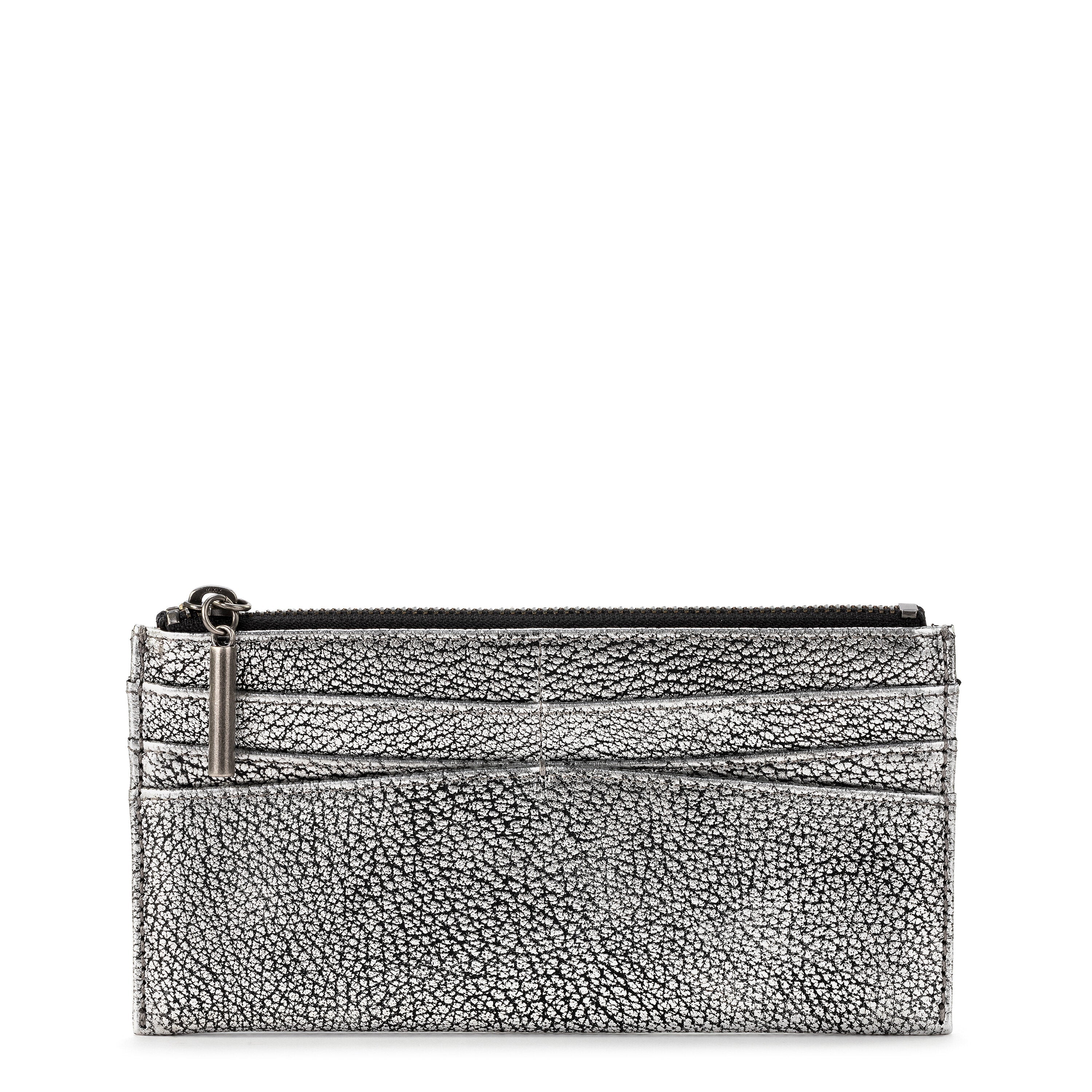 Leather - Black Silver Pebble
