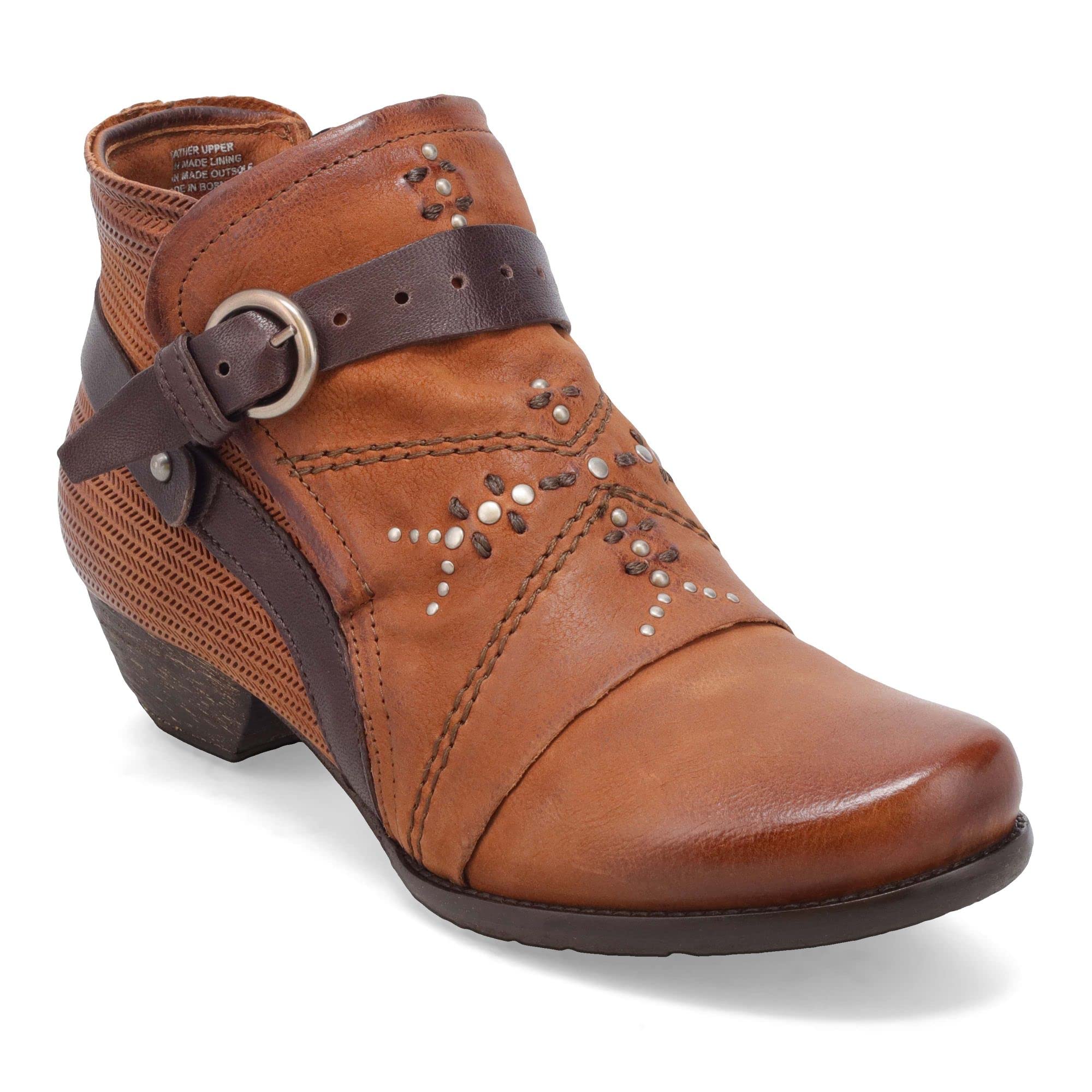 Miz Mooz Marnie Women's Ankle Boots - Comfortable Leather Booties for Women | Perfect for Fall, Winter & Casual Outfits