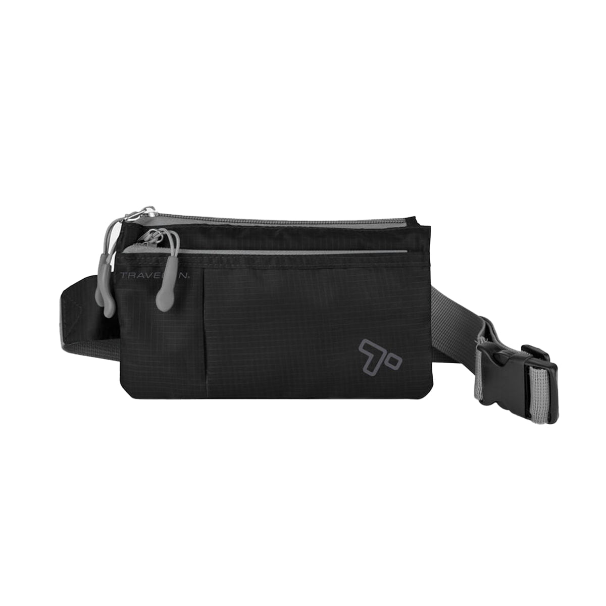 Travelon 6-Pocket Waist Pack - Secure & Stylish Money Belt for Travel, Hiking & Outdoor Activities - RFID Blocking & Anti-Theft Design