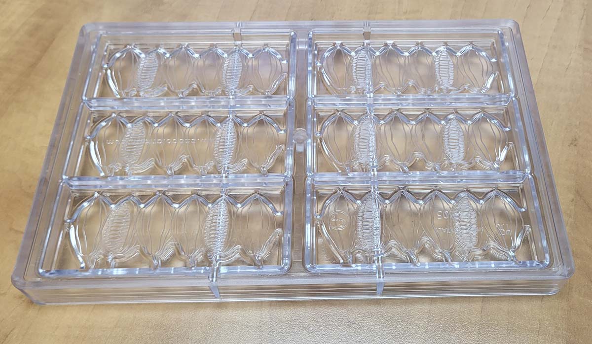 50g Premium Cocoa Bean Bar Chocolate Mould - Professional Baking Tool for Homemade Chocolate Bars, Candy Making & DIY Desserts (Perfect for Valentine's Day, Christmas Gifts & Party Favors)