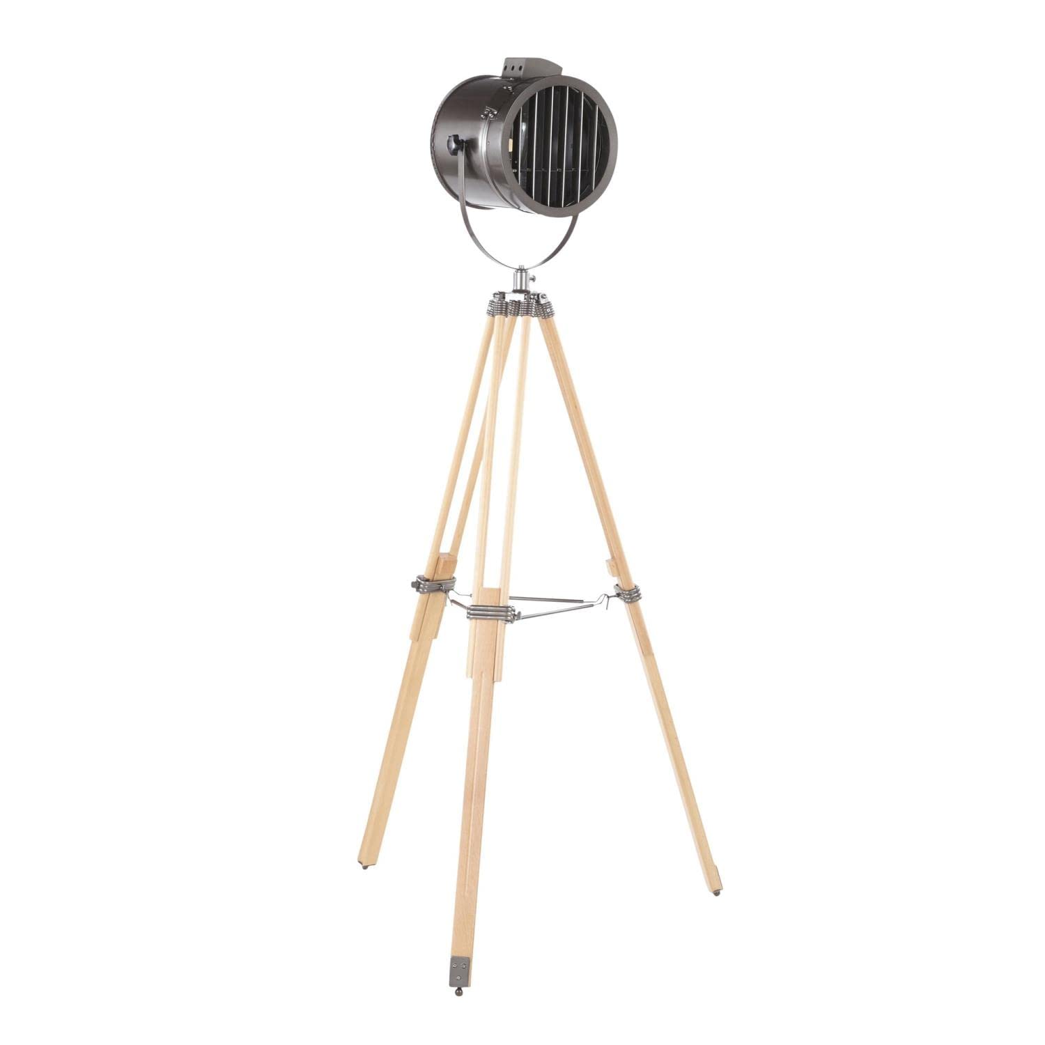 Vintage Ahoy Floor Lamp - Antique Tripod Standing Lamp for Living Room, Bedroom & Corner Decor | Tall Adjustable Light for Reading, Relaxation & Cozy Ambiance