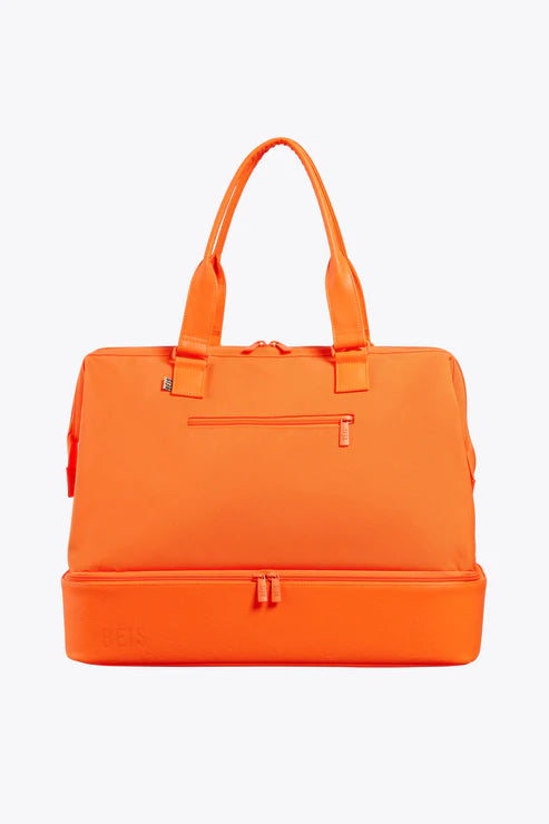 The Weekender Duffle Bag in Creamsicle Orange - Perfect for Gym, Travel & Weekend Getaways
