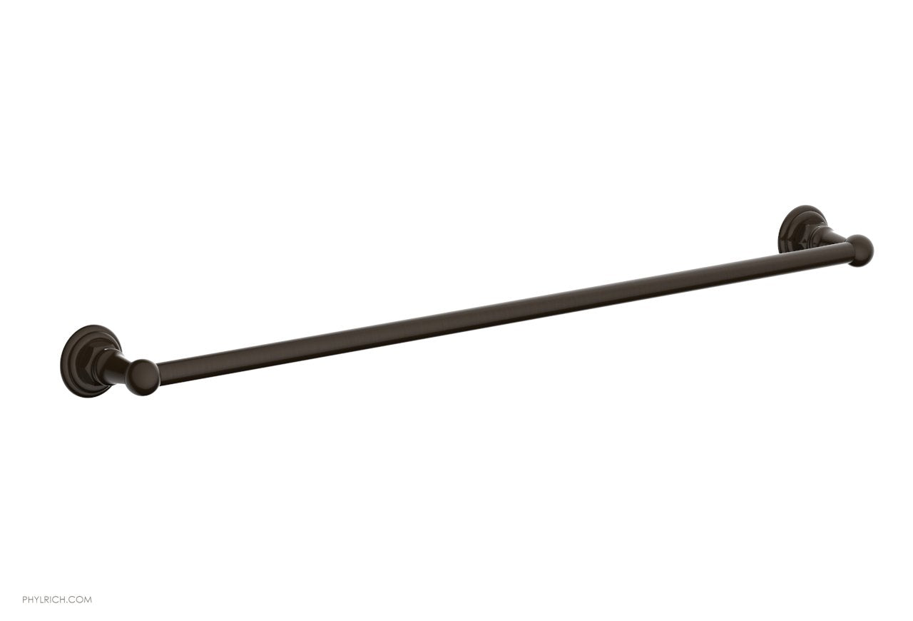 HEX TRADITIONAL 30-Inch Towel Bar - Chrome Finish Bathroom Towel Rack for Modern Homes - Perfect for Bathrooms, Kitchens & Laundry Rooms