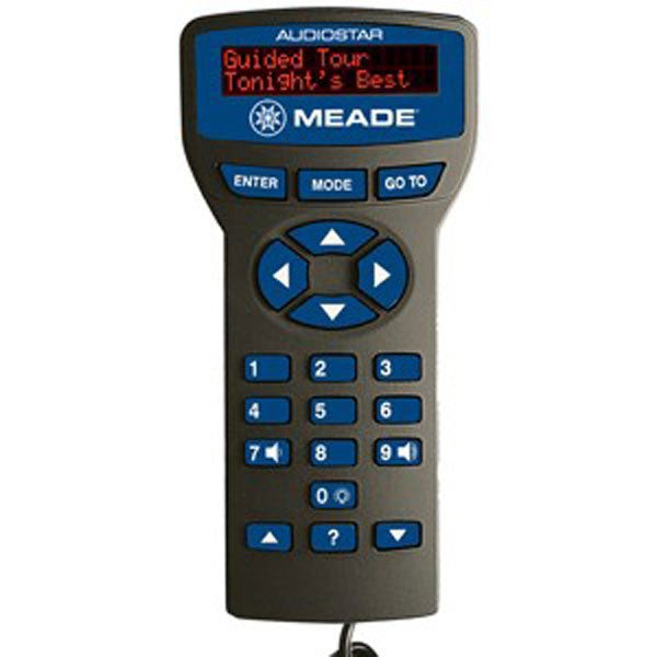 Meade AudioStar Hand Controller 07640 - Telescope Accessory for Astronomy Enthusiasts | Perfect for Stargazing & Celestial Navigation