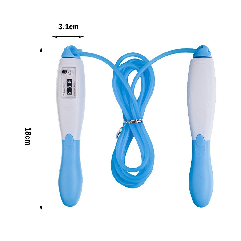 Adjustable Digital Jump Rope with Weight Setting & Counter - Smart Skipping Rope for Men & Women - Perfect for Indoor/Outdoor Workouts, Home Gym & Cardio Training