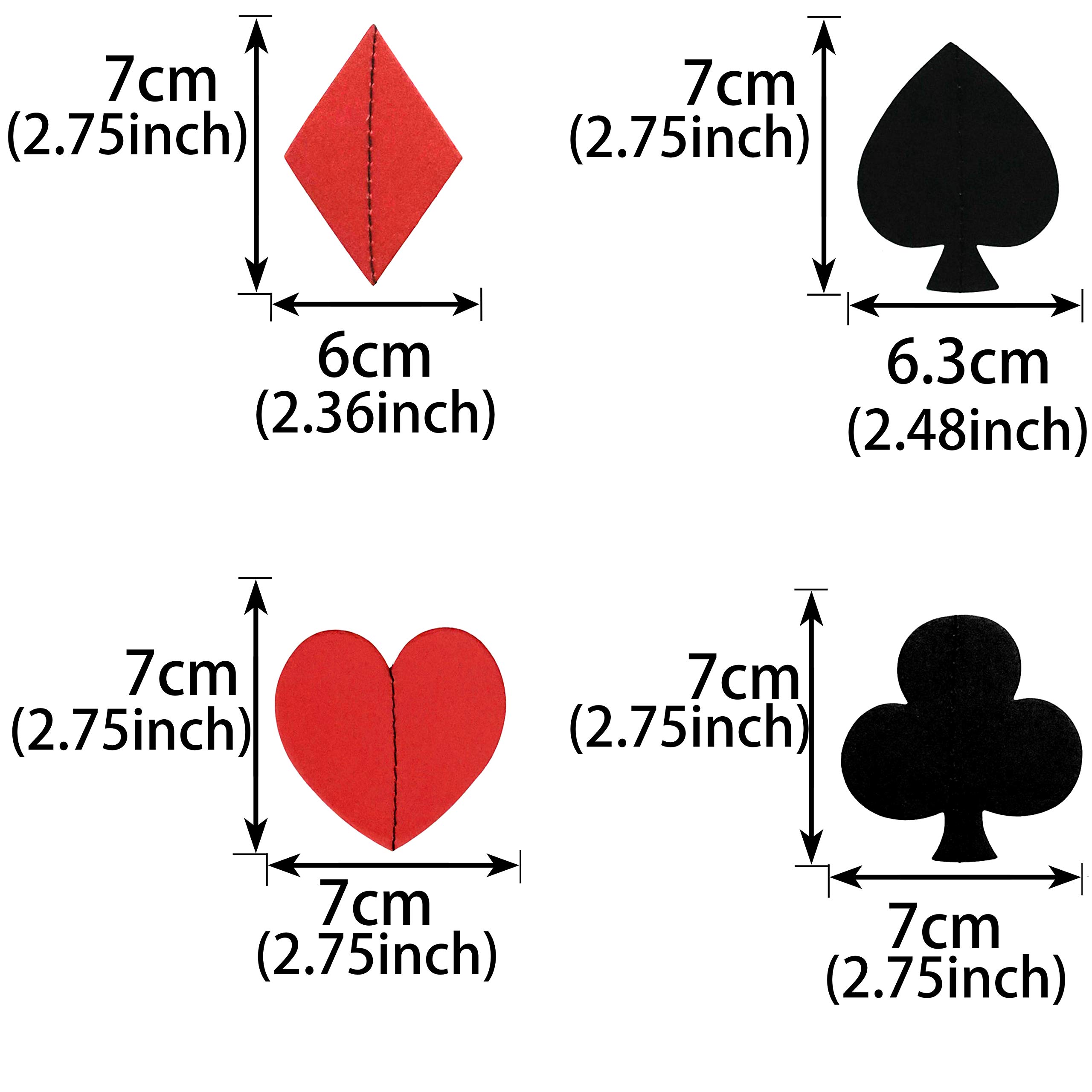 Viva Las Vegas Casino Party Decorations - 4pc Hanging Paper Garlands for Game Night, Birthday Party, Ceiling Decor, Photo Booth Backdrops & Props (Poker, Bingo, Cards Theme) - Perfect for Casino-Themed Events, Bachelor Parties, and Vegas-Style Celebrations