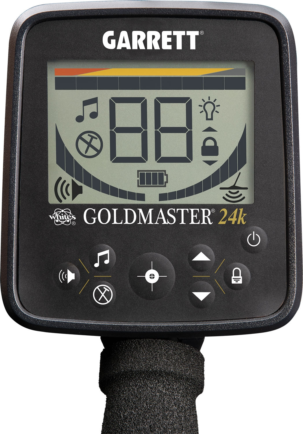 Garrett GOLDMASTER 24k Metal Detector with 6 x 10 DD Waterproof Search Coil, Headphones & Recharge System - Professional Gold Prospecting, Beach Hunting & Treasure Detection for Outdoor Adventures