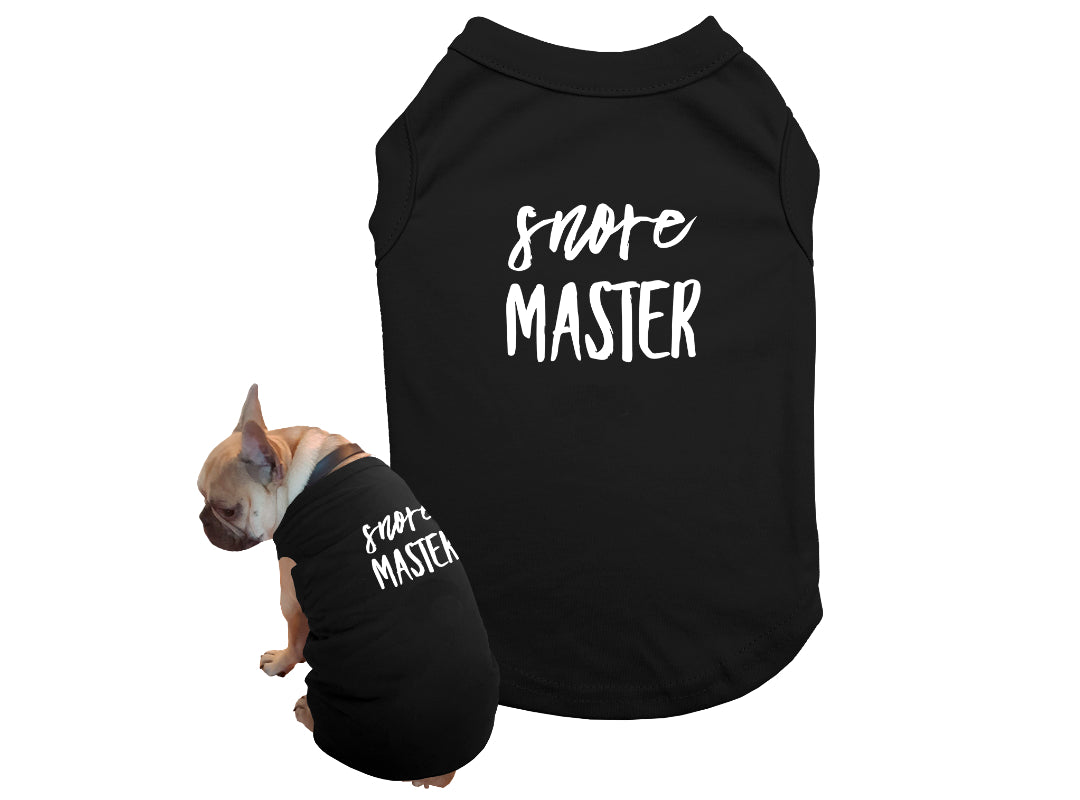 Matching Dog and Owner Shirts - Cute Pet & Human Matching Outfits | Snore Master Blanket Stealer - Funny Dog Lover Blanket for Cozy Nights at Home