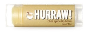 HURRAW! Organic Chai Spice Lip Balm - Natural Moisturizing & Soothing Lip Care for Dry Lips - Perfect for Winter, Outdoor Activities & Daily Use