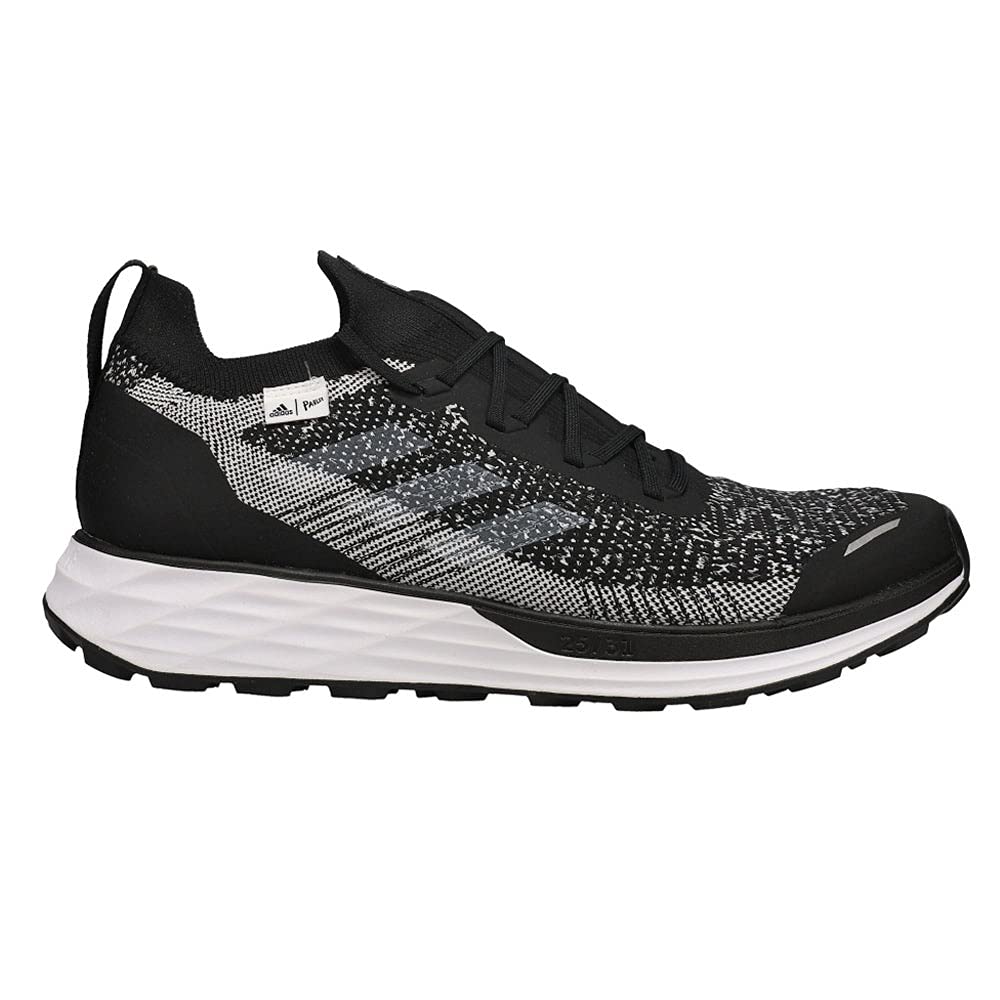 Adidas Men's Terrex Two Parley AP Trail Running Shoes - Black | Lightweight Hiking & Outdoor Adventure Sneakers for Trail Runners