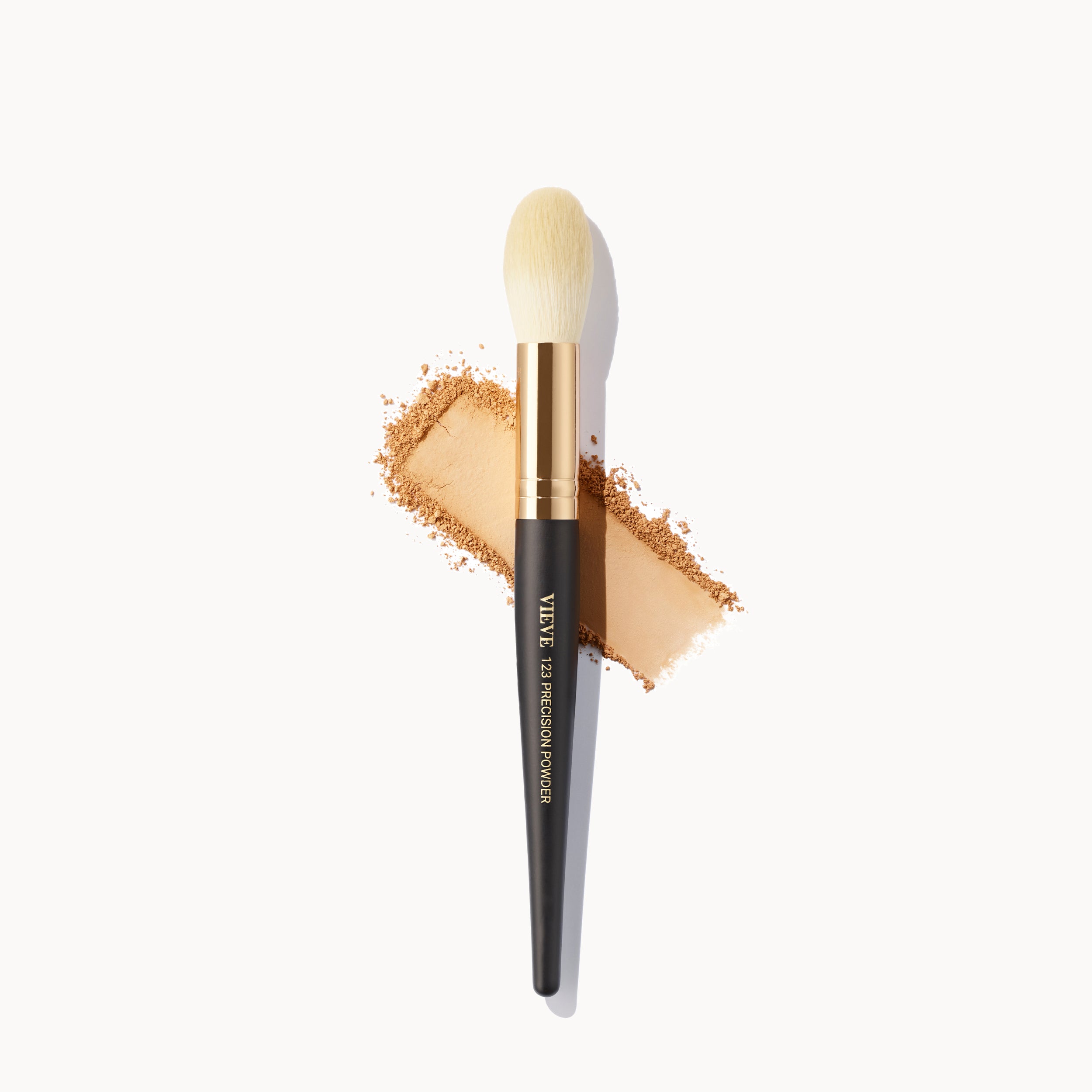 123 Precision Powder Brush - Professional Makeup Brush for Flawless Face & Contouring | Perfect for Everyday Use, Bridal Makeup & On-the-Go Touch-Ups