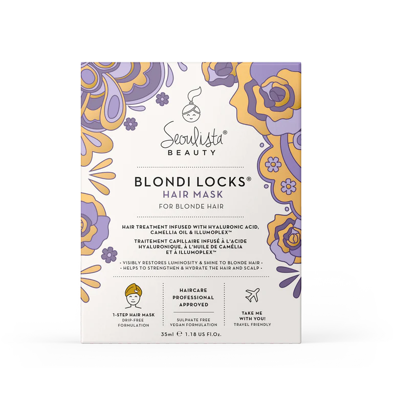 Seoulista Blondi Locks Hair Mask - Deep Conditioning Treatment for Blonde & Highlighted Hair | Salon-Quality Repair for Dry, Damaged Hair | Perfect for Post-Bleaching Care & Daily Hair Nourishment