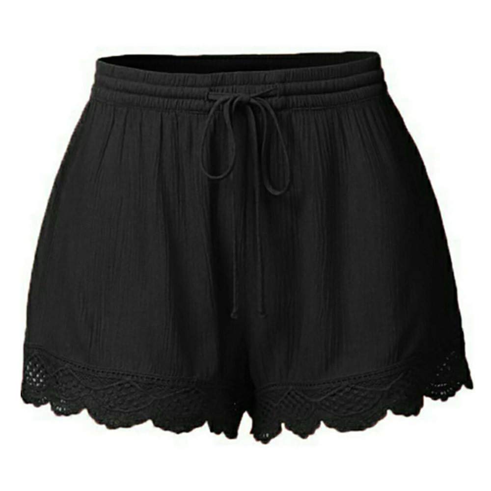 Women's Lace Shorts with Pockets - Summer Beach & Sport Wear