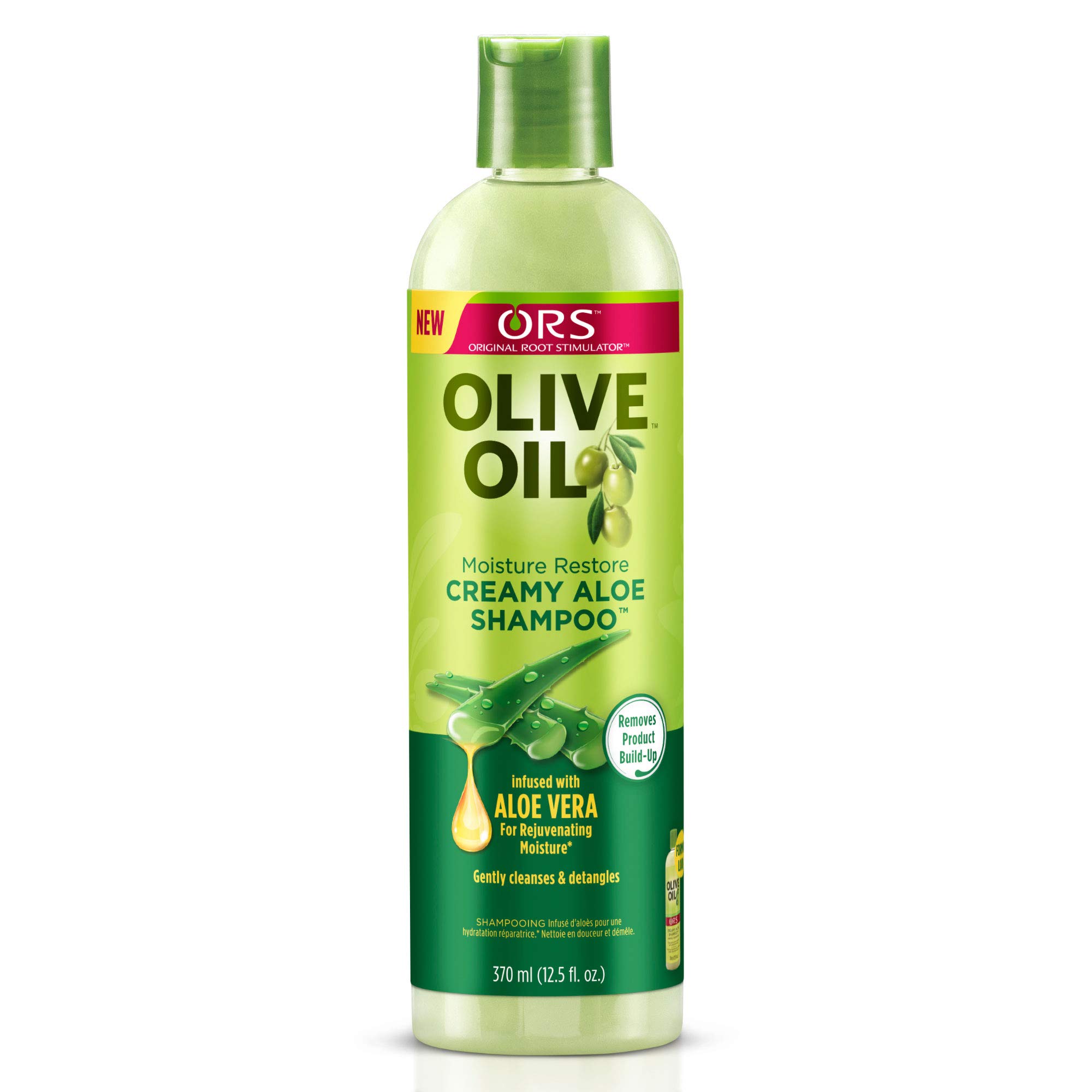 ORS Olive Oil & Aloe Vera Moisturizing Shampoo - 12.5 oz (Pack of 12) for Dry, Damaged Hair - Hydrating & Restorative Hair Care for Daily Use at Home or Salon