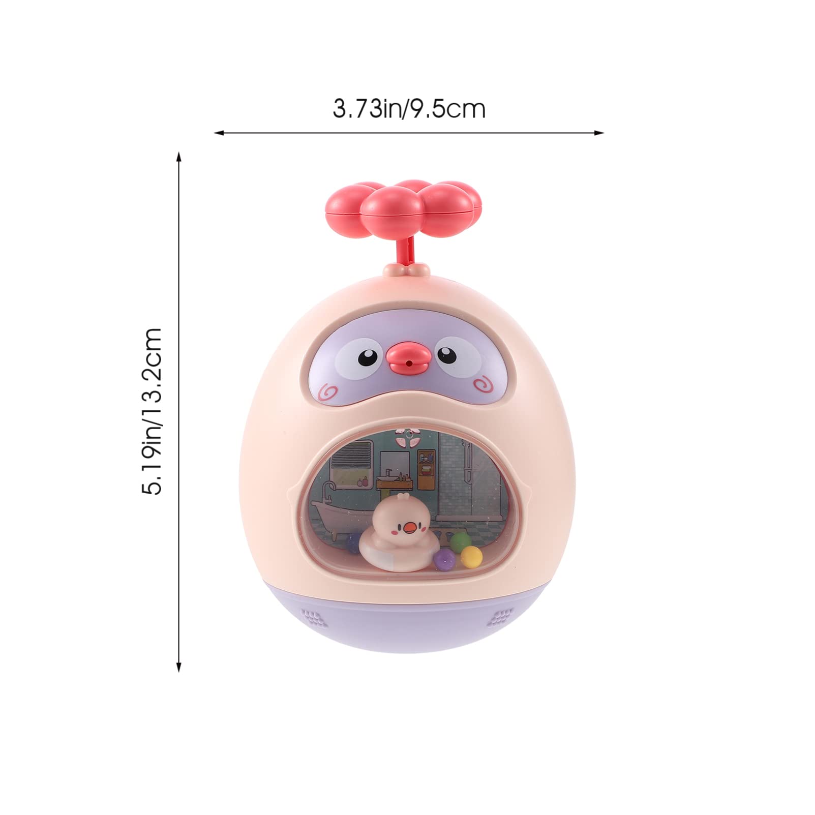 FAVOMOTO 3-Piece Baby Bath Toys Set - Cute Animal Floating Water Toys for Toddlers & Infants - BPA-Free ABS Plastic Shower & Pool Fun (Pink) - Perfect for Bathtime, Sensory Play & Early Learning