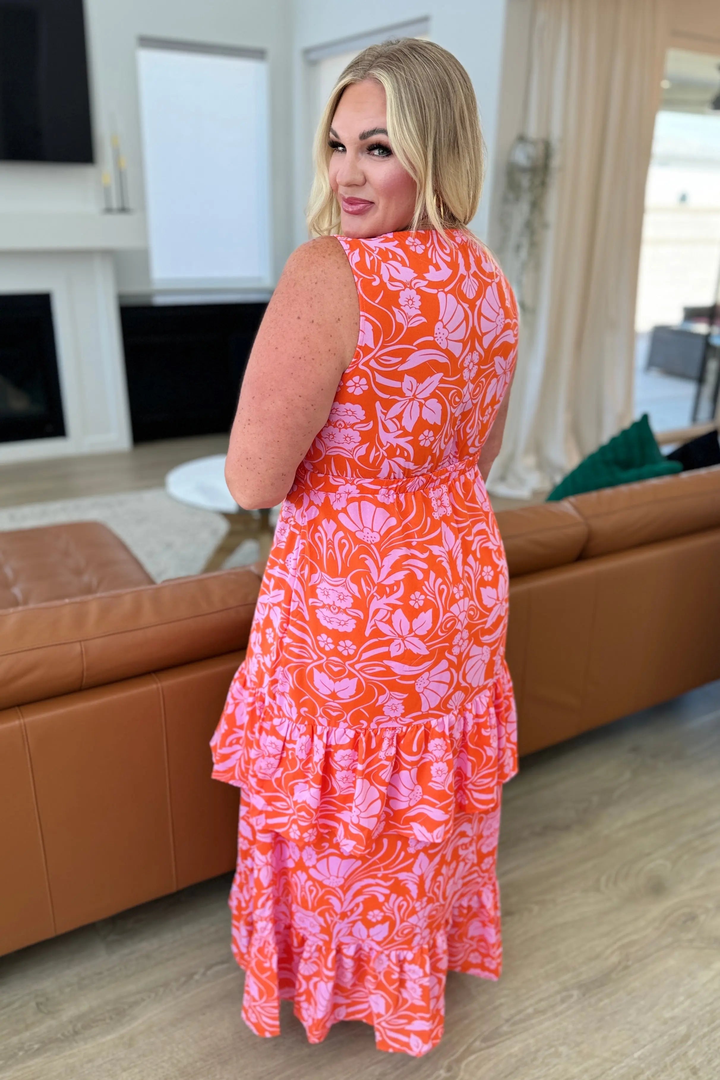 Miss Summer V Neck Tiered Dress - Flowy Boho Maxi Dress for Women | Beach Wedding, Vacation & Summer Outfits