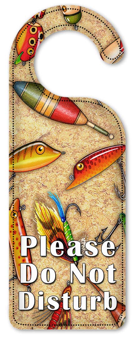 Artistic 'Do Not Disturb' Door Knob Hanger Sign - Handcrafted Decor by Dan Morris - Perfect for Hotels, Bedrooms & Privacy Spaces