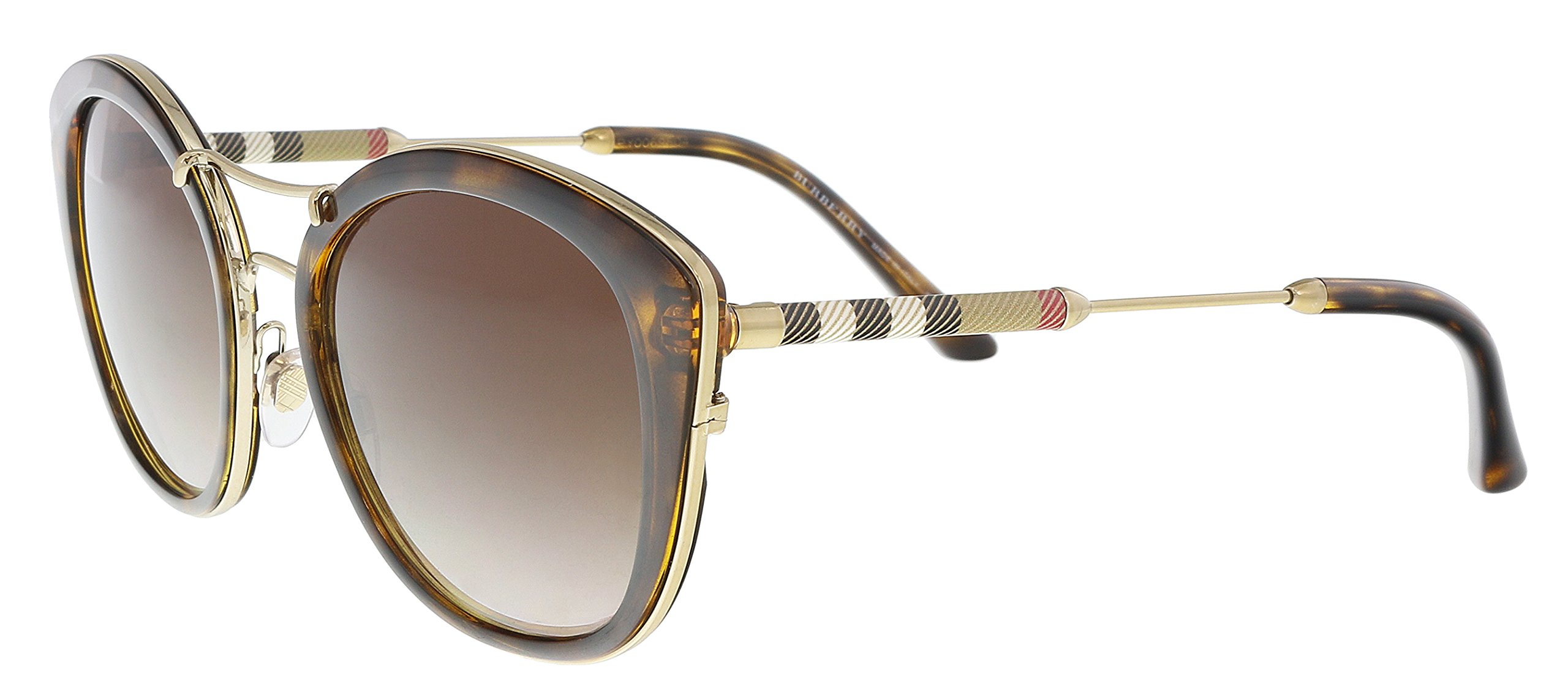 BURBERRY BE 4251 Q 300213 Sunglasses - Dark Havana Brown Gradient Lenses for Women & Men | UV Protection, Fashion Eyewear for Outdoor Activities, Driving & Travel