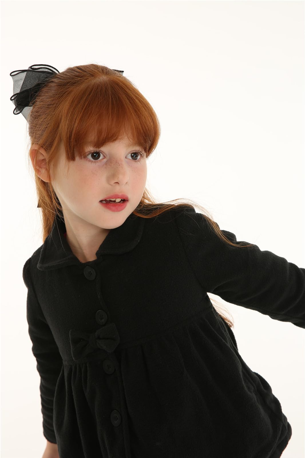 Kids Fleece Jacket for Girls - Warm & Cozy Mud Kingdom Outerwear - Perfect for Outdoor Play, School & Winter Adventures