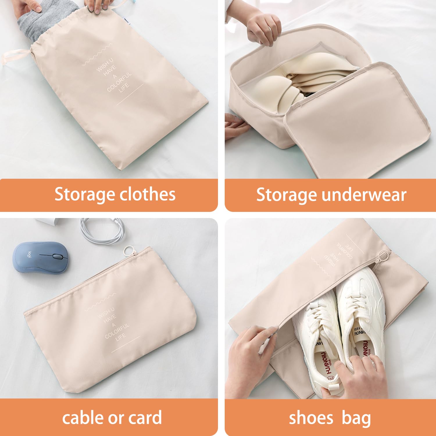 8-Piece Travel Packing Cubes Set - Breathable Mesh Luggage Organizers for Family Vacations, Durable Suitcase Organizer Bags | Perfect for Business Trips, Weekend Getaways & Backpacking Adventures