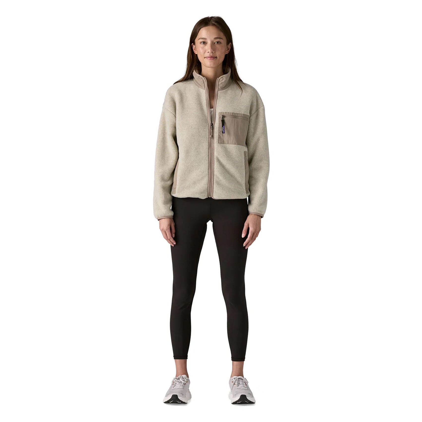 Women's Patagonia Synchilla Fleece Jacket - Lightweight Warm Pullover for Hiking, Camping & Outdoor Adventures | Eco-Friendly Recycled Material
