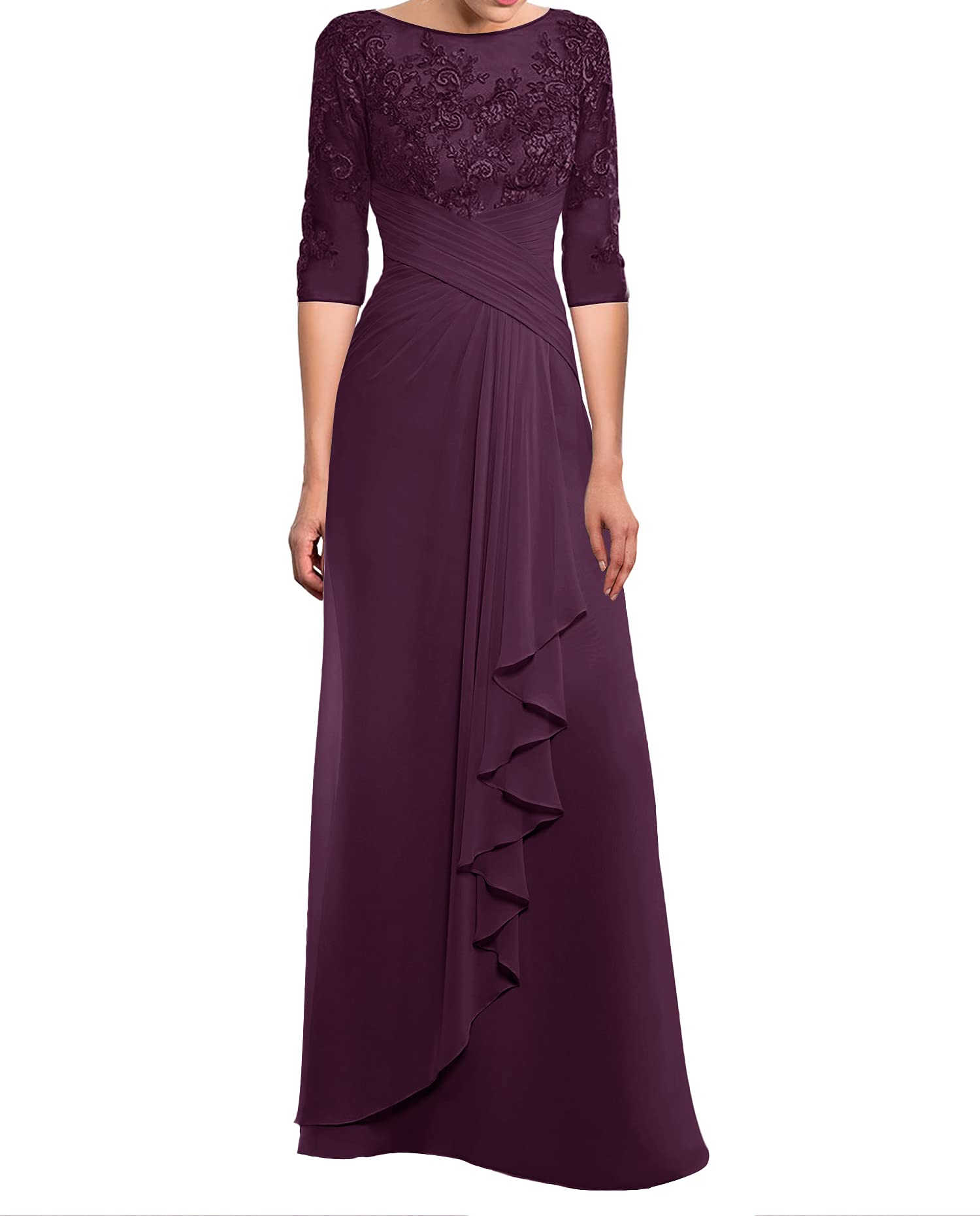Elegant Mother of The Bride Dresses - Lace Formal Evening Gowns for Women, Long Chiffon Wedding Guest Dresses - Perfect for Weddings, Galas & Special Occasions