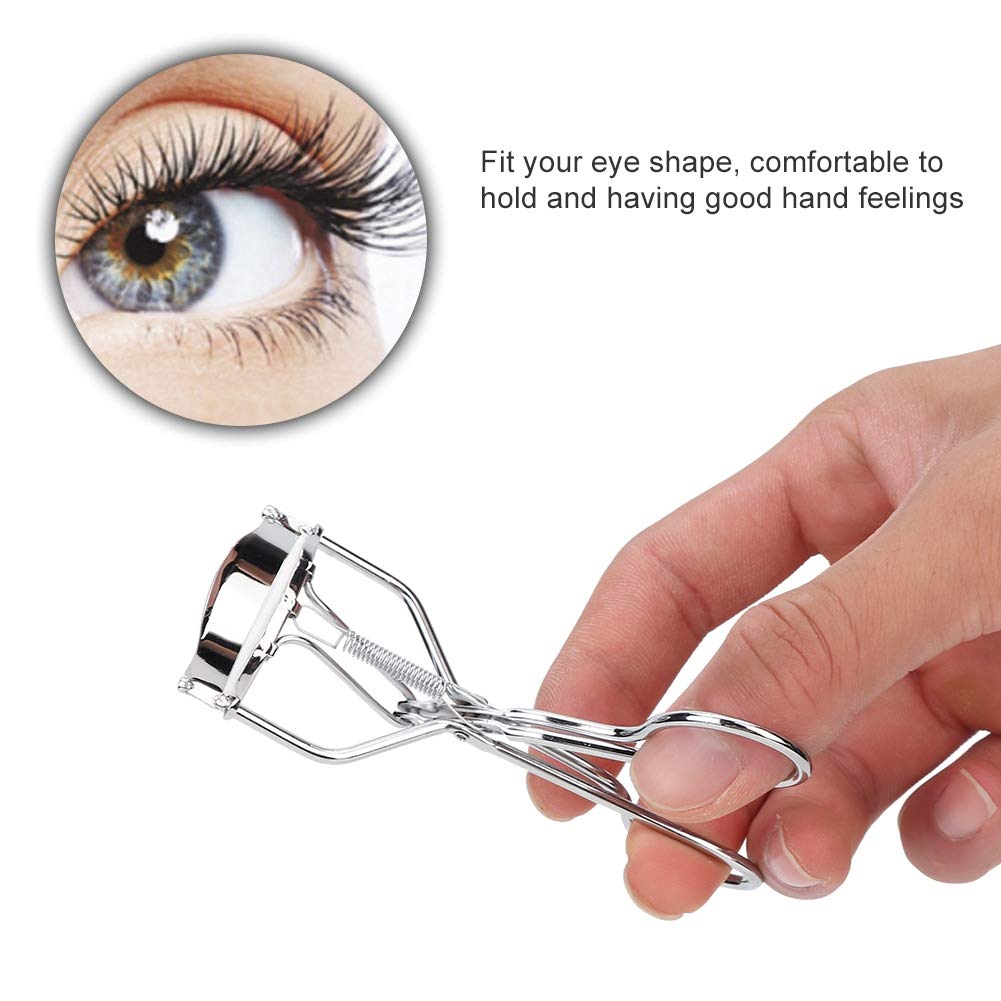 Portable Stainless Steel Eyelash Curler - Professional Lash Curling Tool for Home & Salon Use | Perfect for Beginners & Makeup Lovers | Great for Daily Beauty Routine, Wedding & Special Occasion Makeup