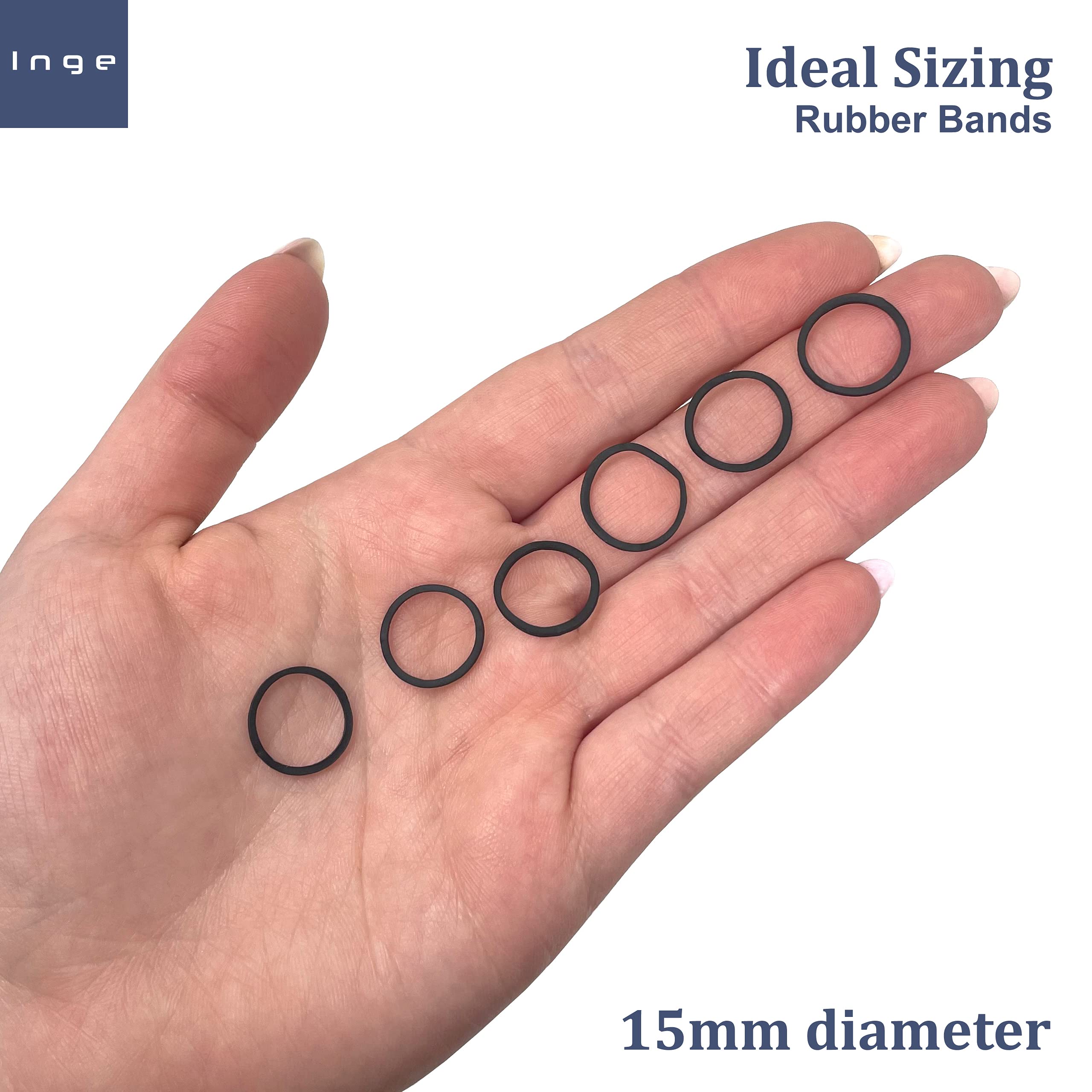 1000 PCS Black Elastic Hair Ties for Women & Girls | No-Slip Hair Bands for Ponytails, Braids & Buns | Soft & Durable for Daily Use, Workouts & Travel