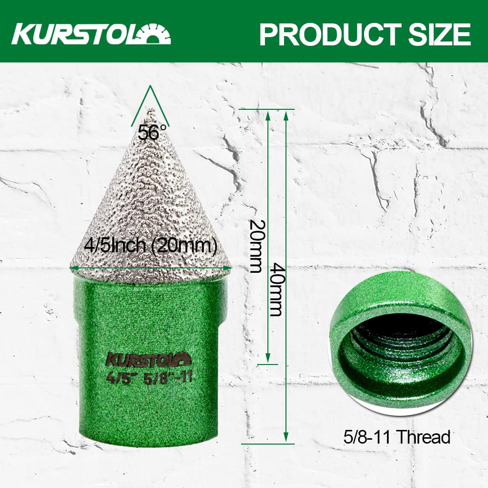 Diamond Hole Saw Kit - 3pc 6/8/10mm Diamond Core Drill Bits & 1pc 4/5