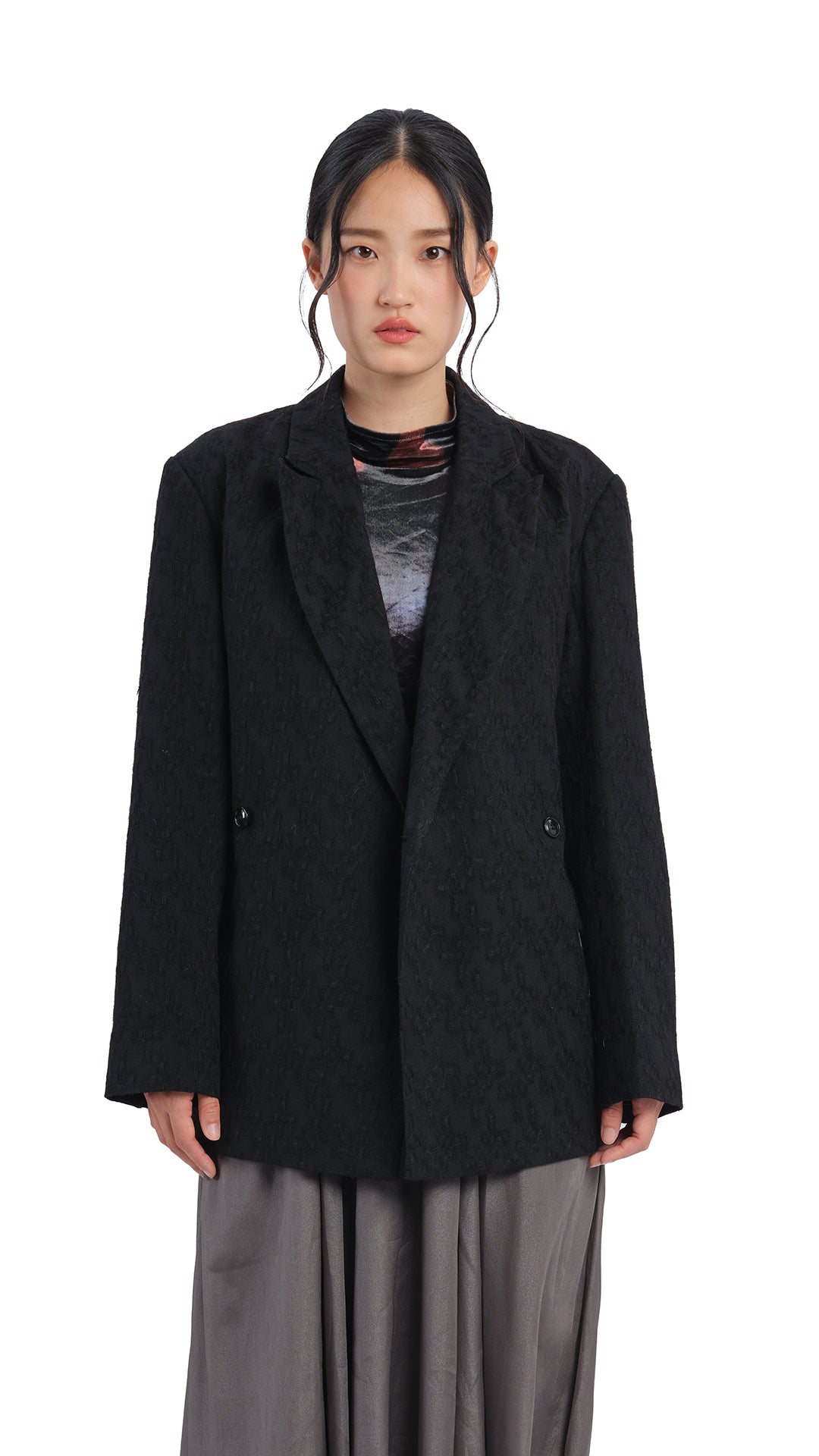 Double Breasted Blazer for Women - Elegant Formal Business Jacket with Notch Lapel | Perfect for Office Wear, Interviews & Professional Events