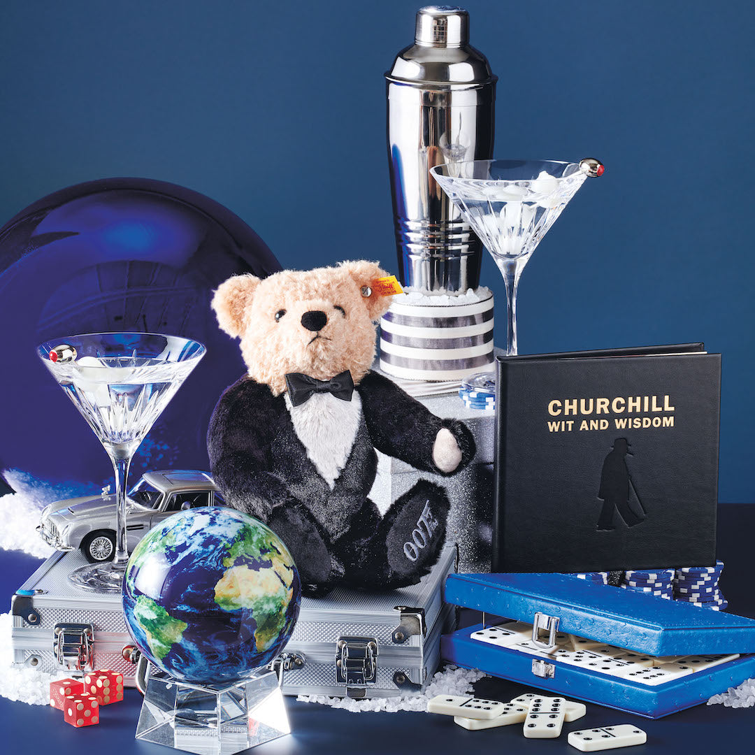 James Bond Teddy Bear - Cute Plush Toy for Kids & Collectors - Perfect Gift for Movie Fans & Bond Lovers - Great for Birthdays, Christmas & Home Decor