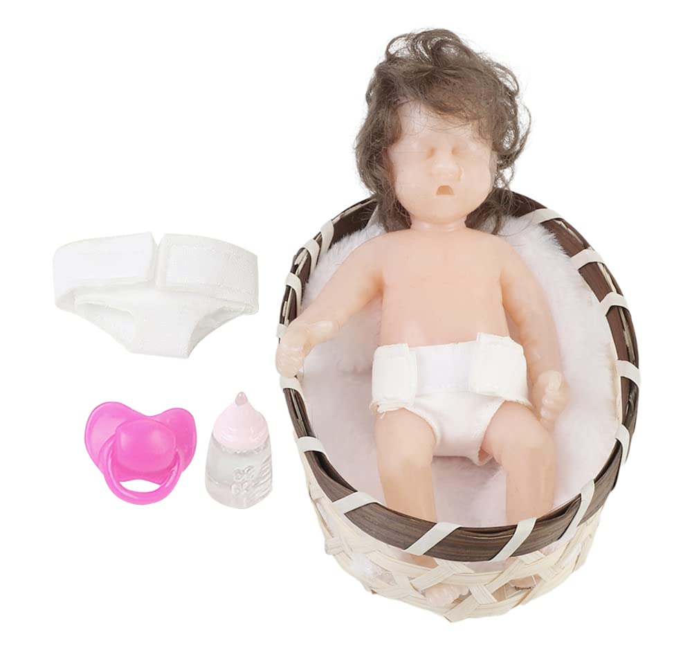 6-Inch Realistic Waterproof Reborn Baby Doll Boy - Lifelike Newborn Toddler Doll with Clothes for Girls | Perfect for Role Play, Gift Giving & Collectibles