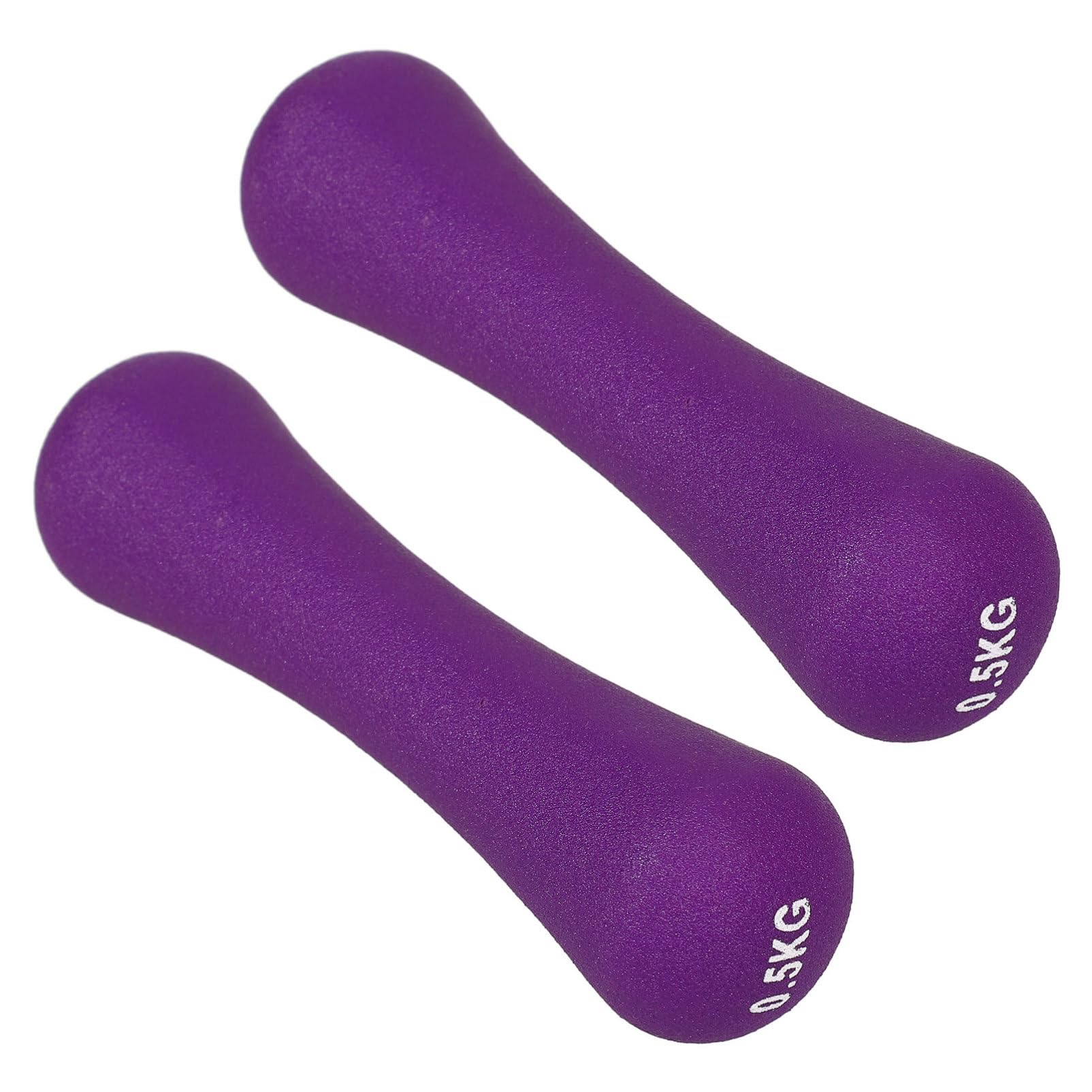 BESPORTBLE 4-Piece Kids Dumbbell Set - Gym Fitness Equipment for Women & Girls - Purple Bone Iron Dumbbells for Home Workout, Strength Training & Yoga Accessories