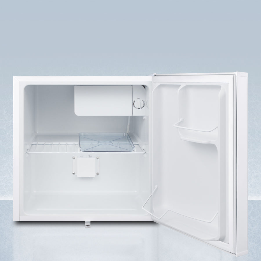 Accucold Compact Refrigerator Freezer with NIST Calibrated Thermometer - 1.9 Cu Ft Mini Fridge for Home, Office, Dorm, or RV | Perfect for Beverages, Snacks & Medication Storage
