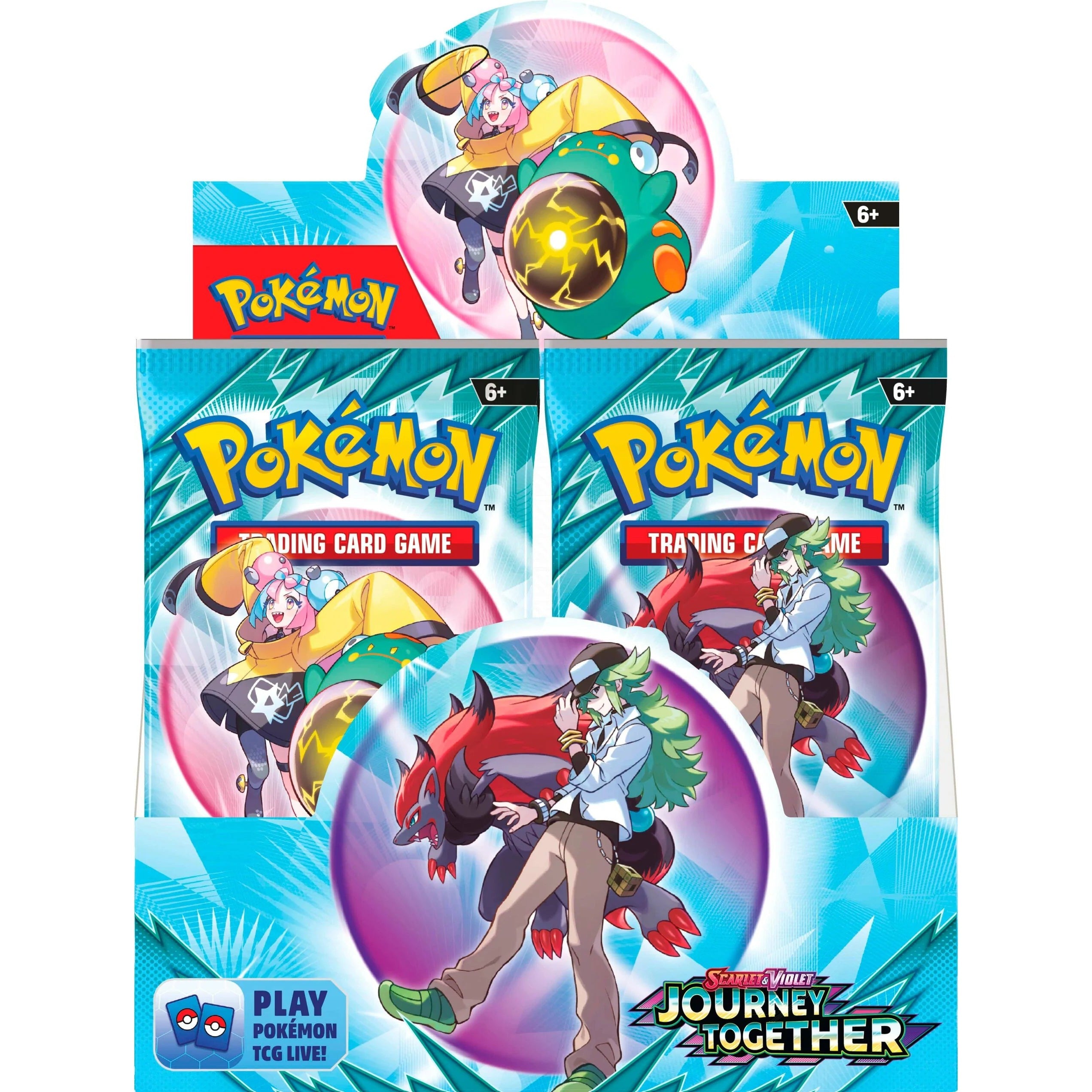 KLUB Pokemon TCG: Scarlet & Violet Journey Together Booster Box - 36 Packs for Collectors & Players | Perfect for Trading Card Battles & Collection Building