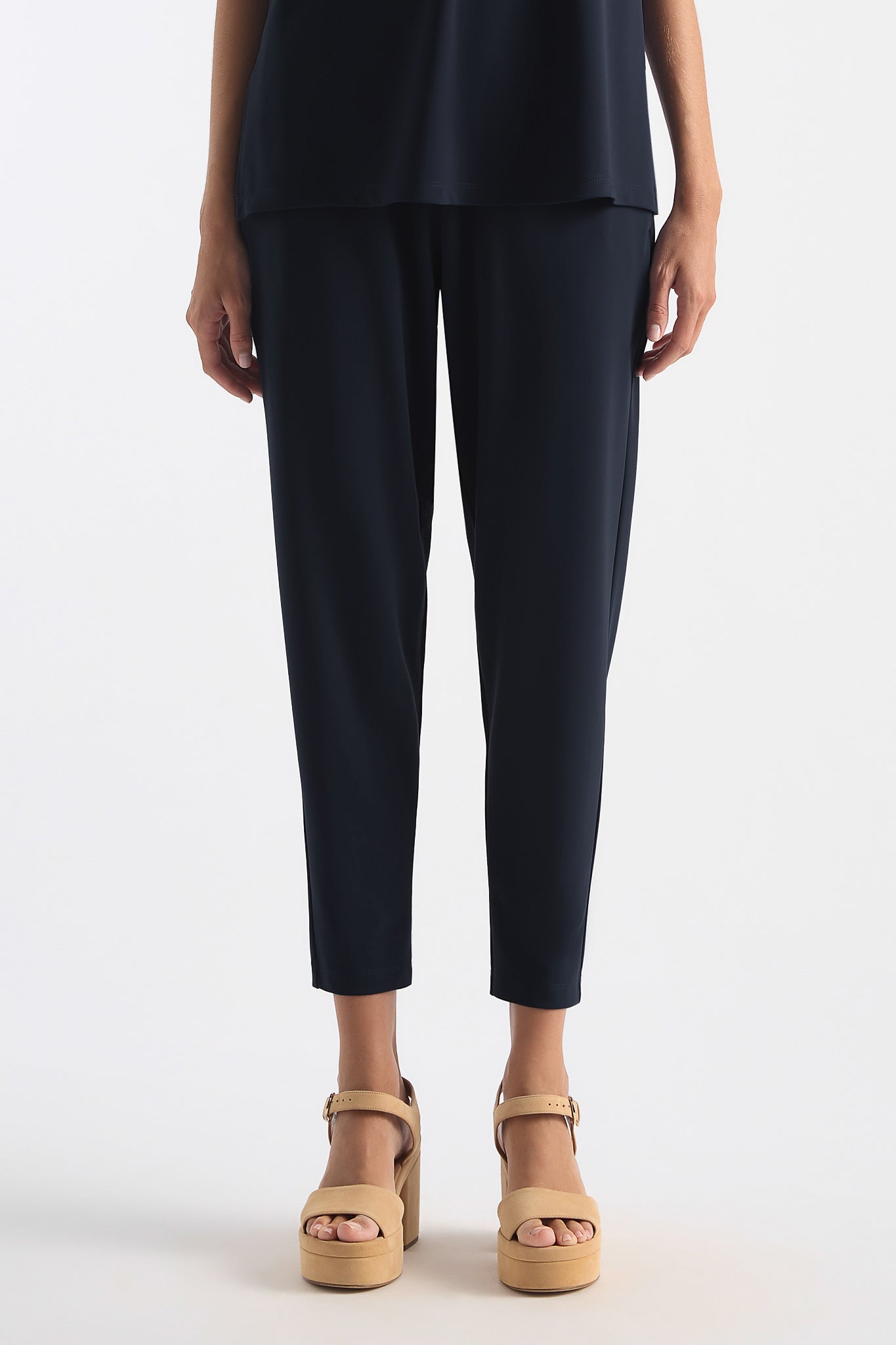 Mela Purdie Base Pant Powder Knit - Women's High-Waisted Stretch Yoga Pants for Workout, Lounge & Everyday Wear